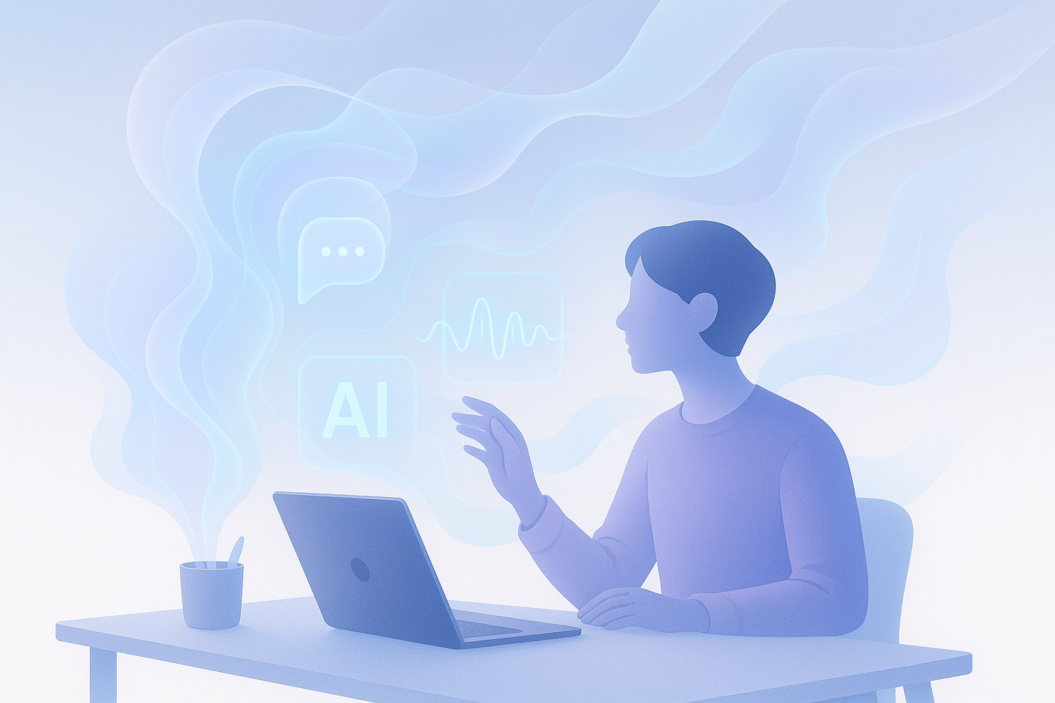 Professional workspace representing collaborative digital solutions